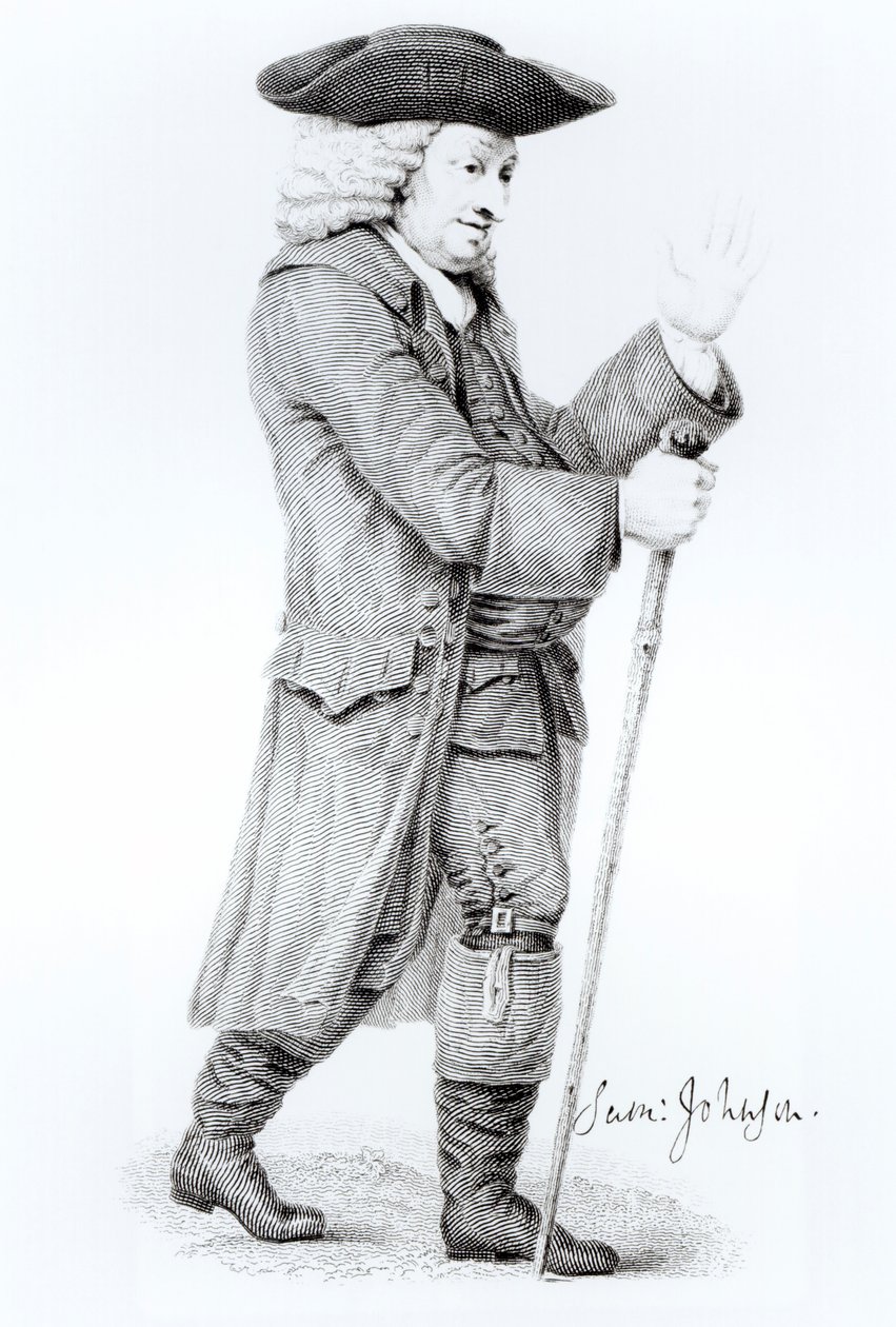 Dr. Samuel Johnson (1709-84) by English School