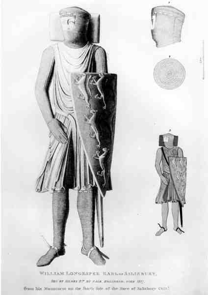 Effigy of William Longespee, Third Earl of Salisbury (d.1226), from his Monument in the Nave of Salisbury Cathedral by English School