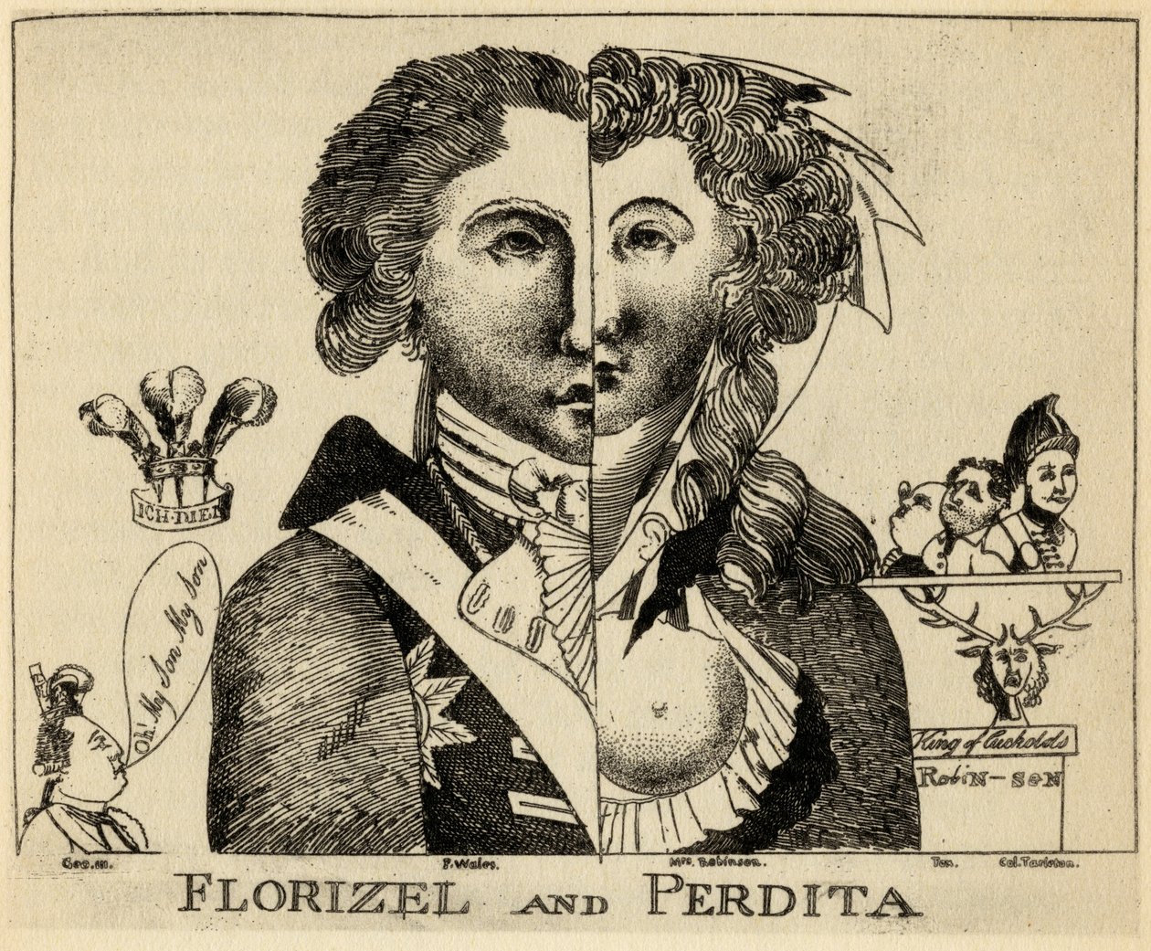Florizel and Perdita by English School