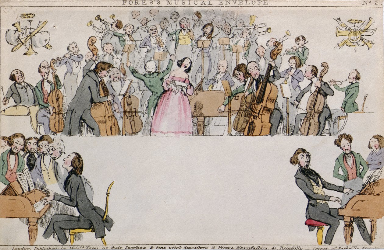 Foress Musical Envelope, pub. by Messrs Fores by English School