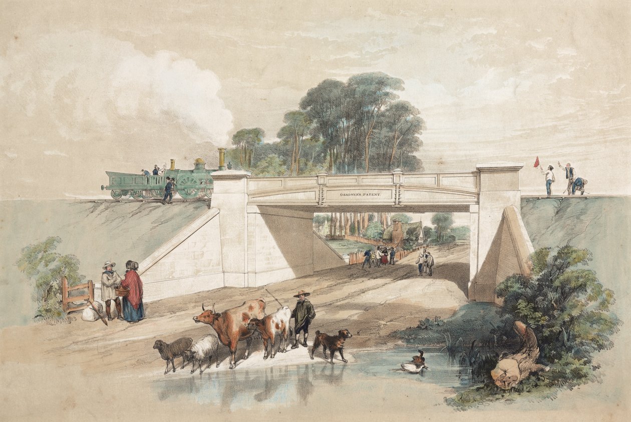 Gardners Patent Railway Bridge by English School