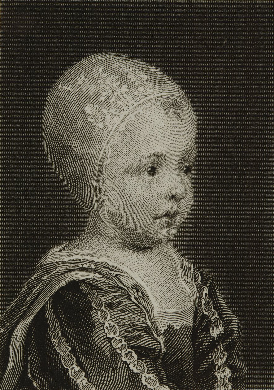 James II as a Child by English School