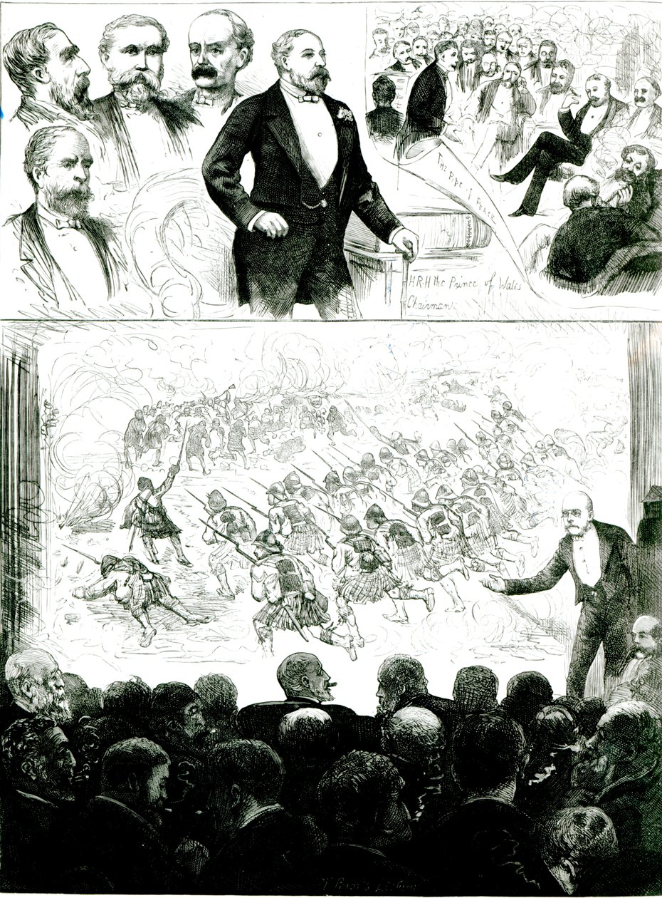 Lecture on the Egyptian War, 1883 by English School