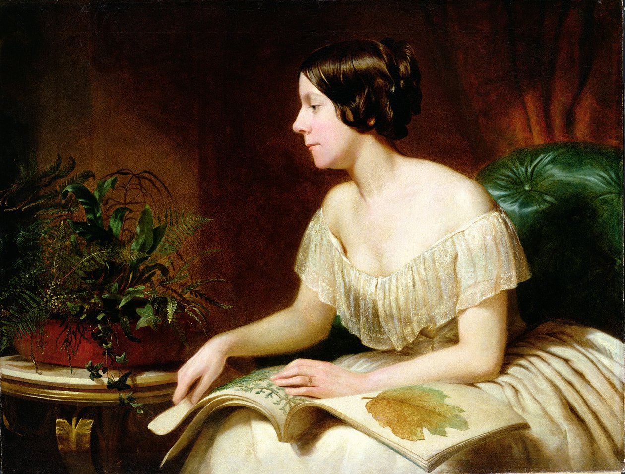 Miss Anne Pratt, the famous botanist by English School