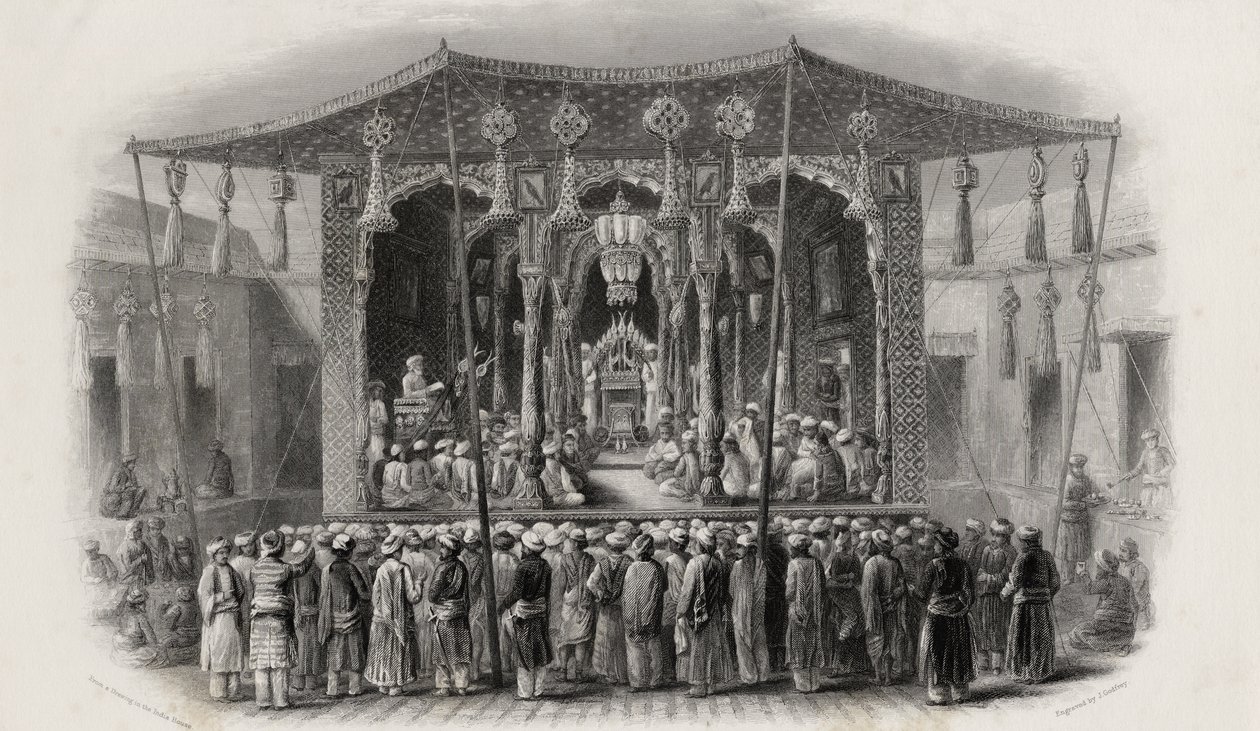 Mohammedan Festival of the Mohurrum, engraved by J. Godfrey by English School
