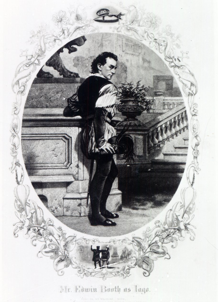 Mr. Edwin Booth as Iago by English School