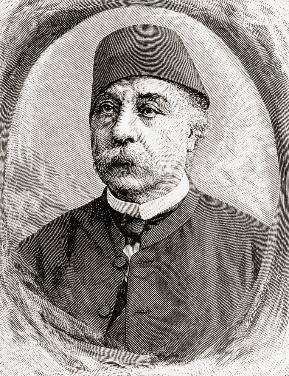 Nubar Pasha, 1890 by English School