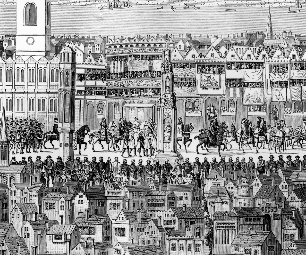 Part of the Coronation Procession of Edward VI, 19th February 1547 by English School