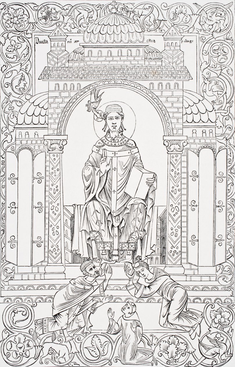 Pope St. Gregory I by English School