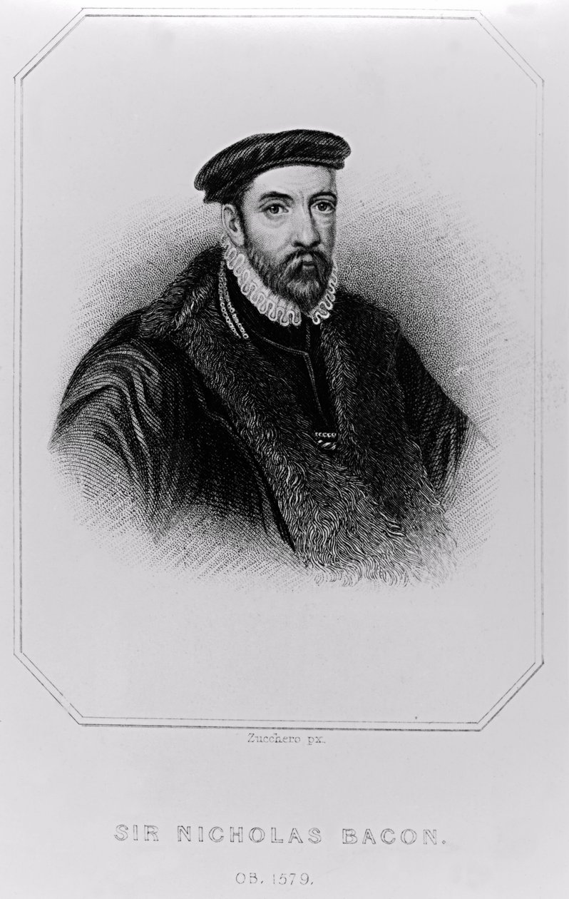 Portrait of Sir Nicholas Bacon from 