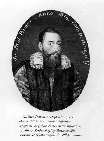 Portrait of Sir Paul Pindar (c.1565-1650) by English School
