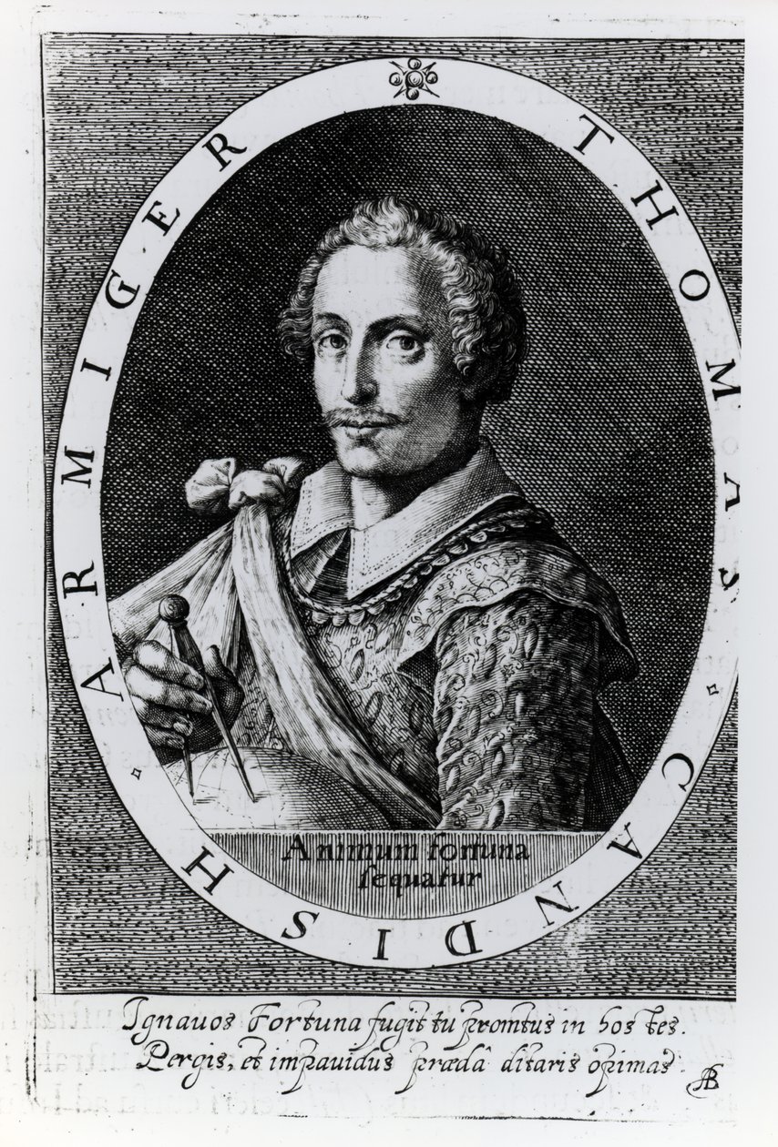 Portrait of Thomas Cavendish (1560-92) by English School