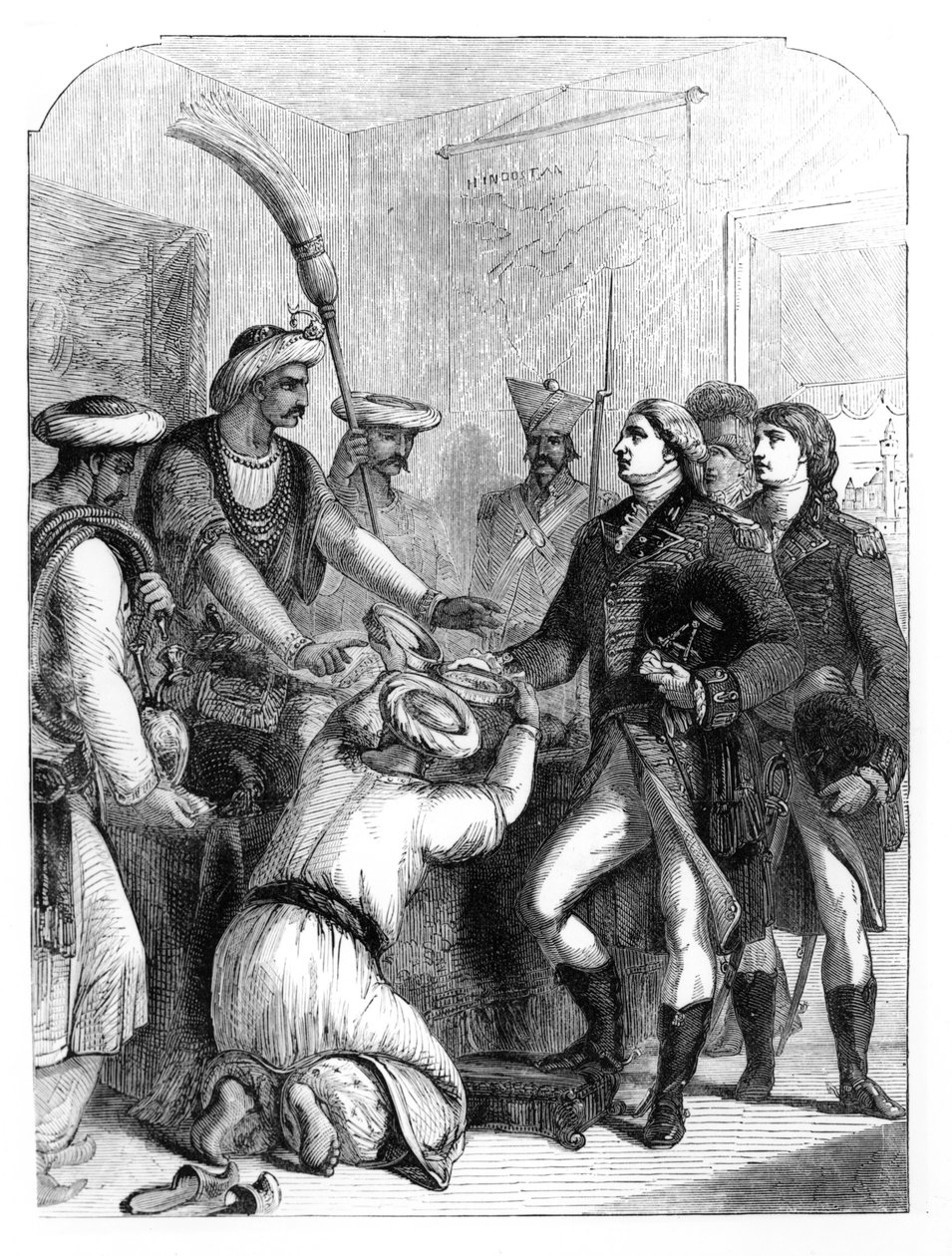 Robert Clive Receiving the 