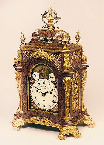 Table clock, by Eardley Norton, 18th century by English School