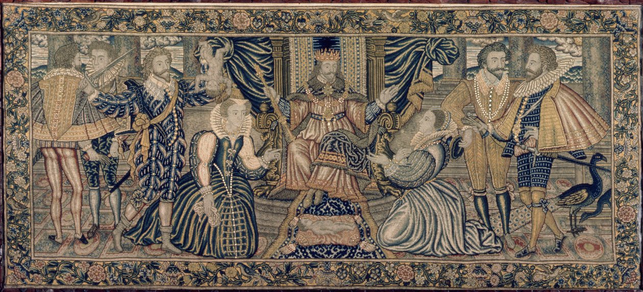 Tapestry Depicting the Sacrifice of Isaac by English School