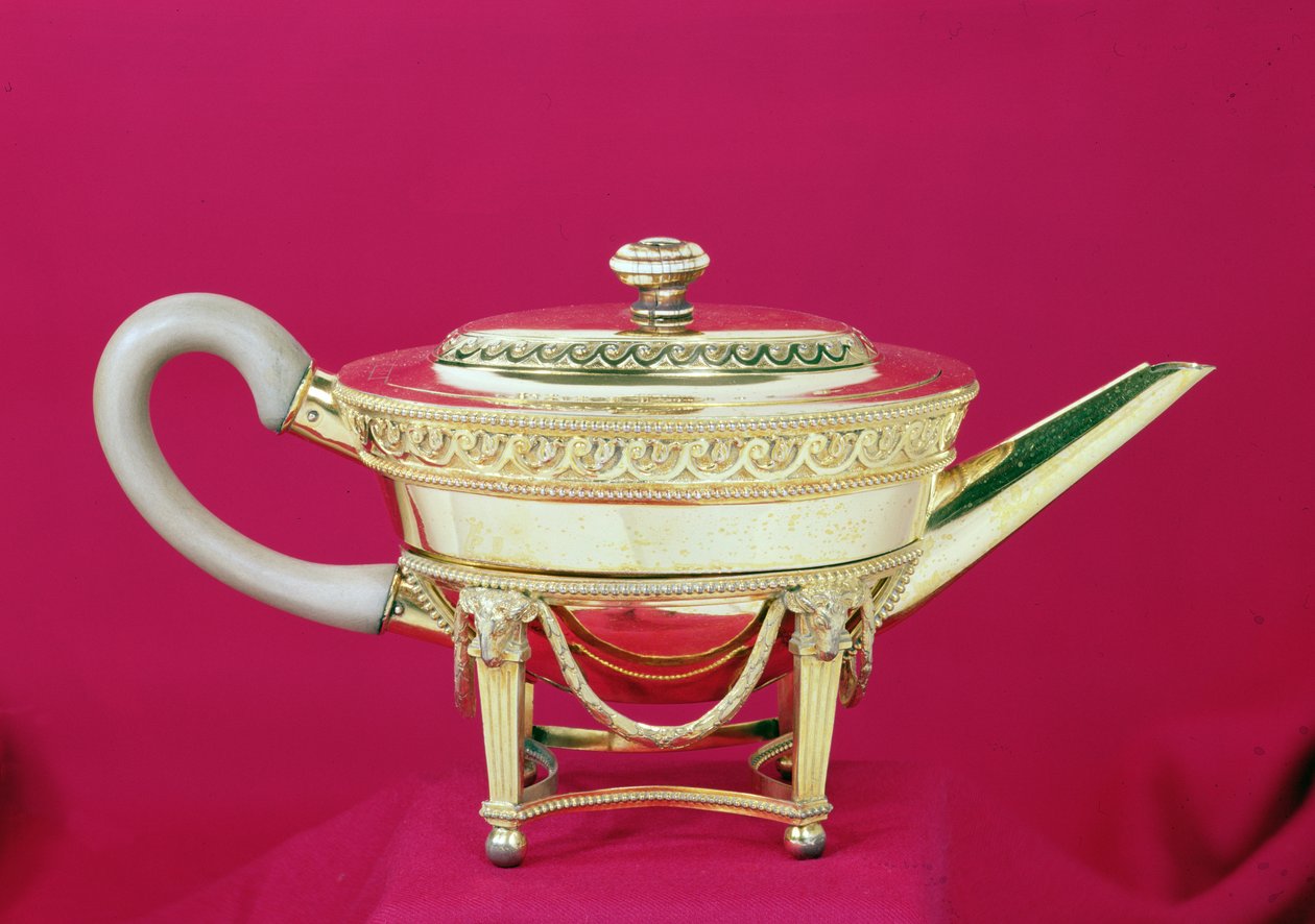 Teapot and stand by Fobelberg and Gilbert, 1784 by English School