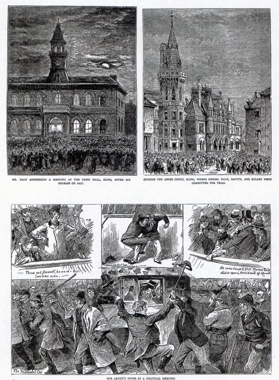 The Agitation in Ireland, illustrations from 