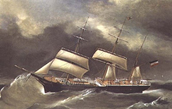 The Barque Henry by English School
