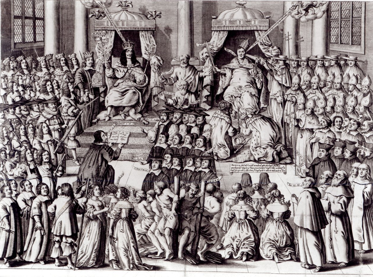 The Church of England Against the Papacy by English School