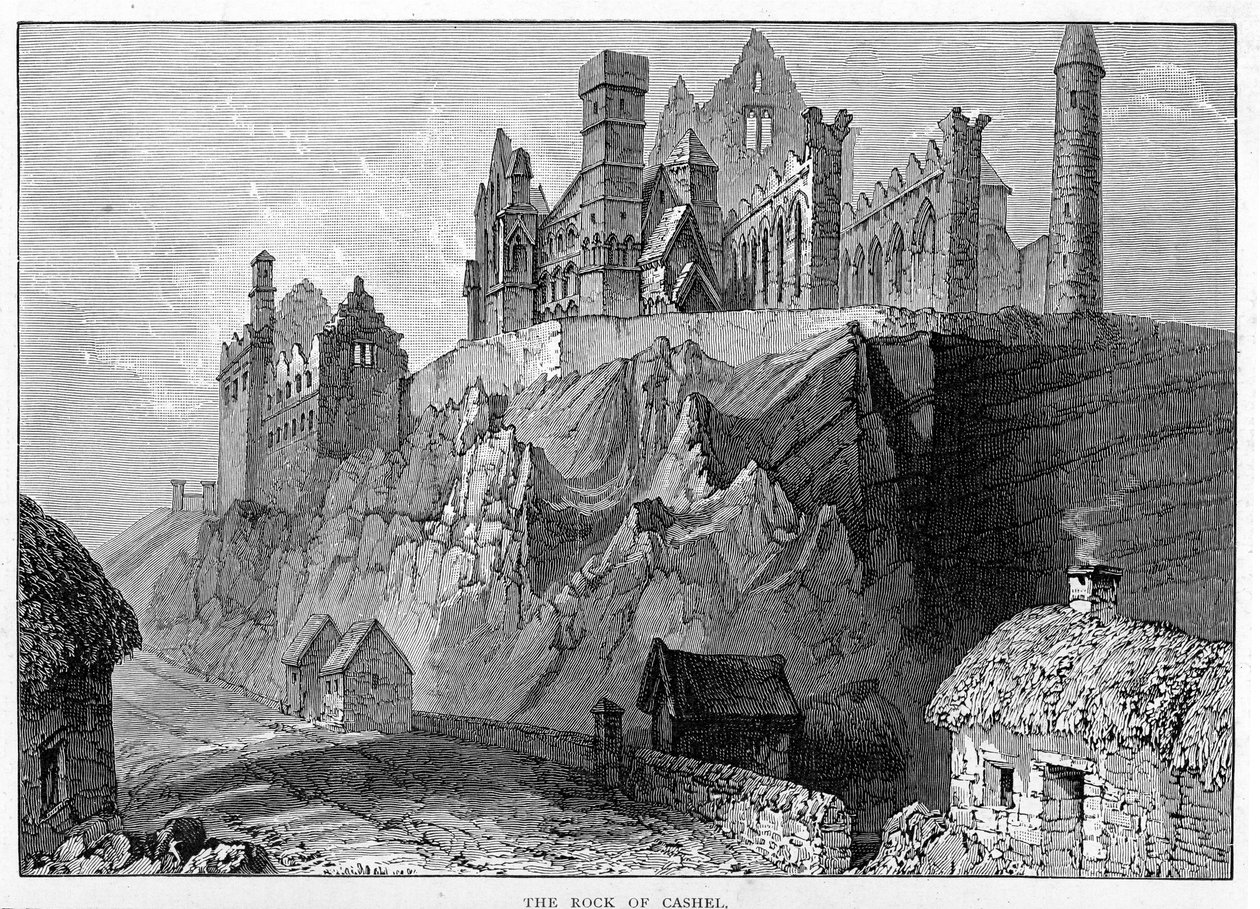 The Rock of Cashel by English School