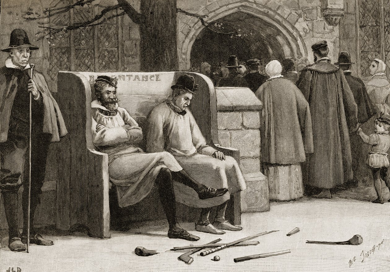 The Seat of Repentance by English School