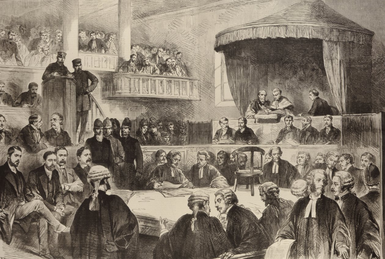 The State Prosecutions in Ireland: The Scene in Green Street Court House, Dublin by English School