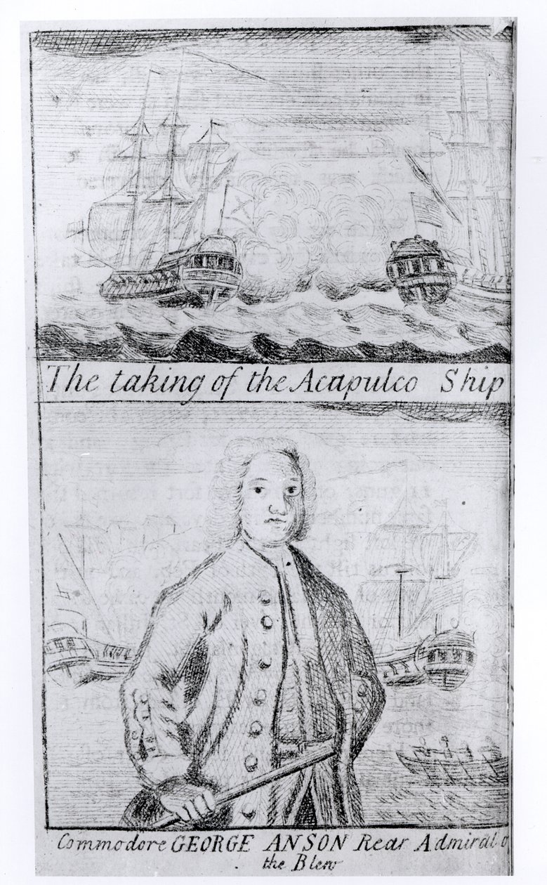 The Taking of the Acapulco Ship, 20th June 1743 by English School