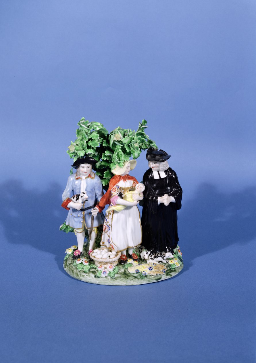 The Tithe Pig, Derby Group, c.1775 by English School