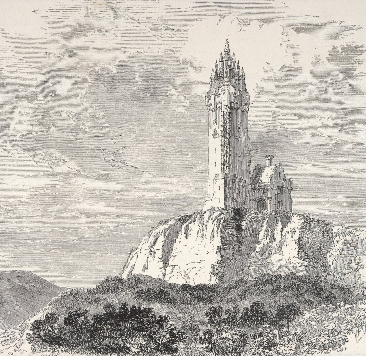 The Wallace Monument, Stirling, from 