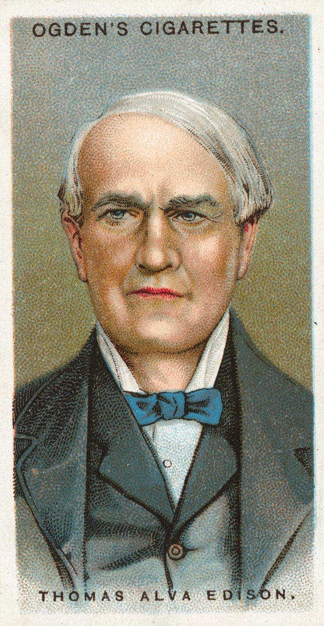 Thomas Alva Edison by English School