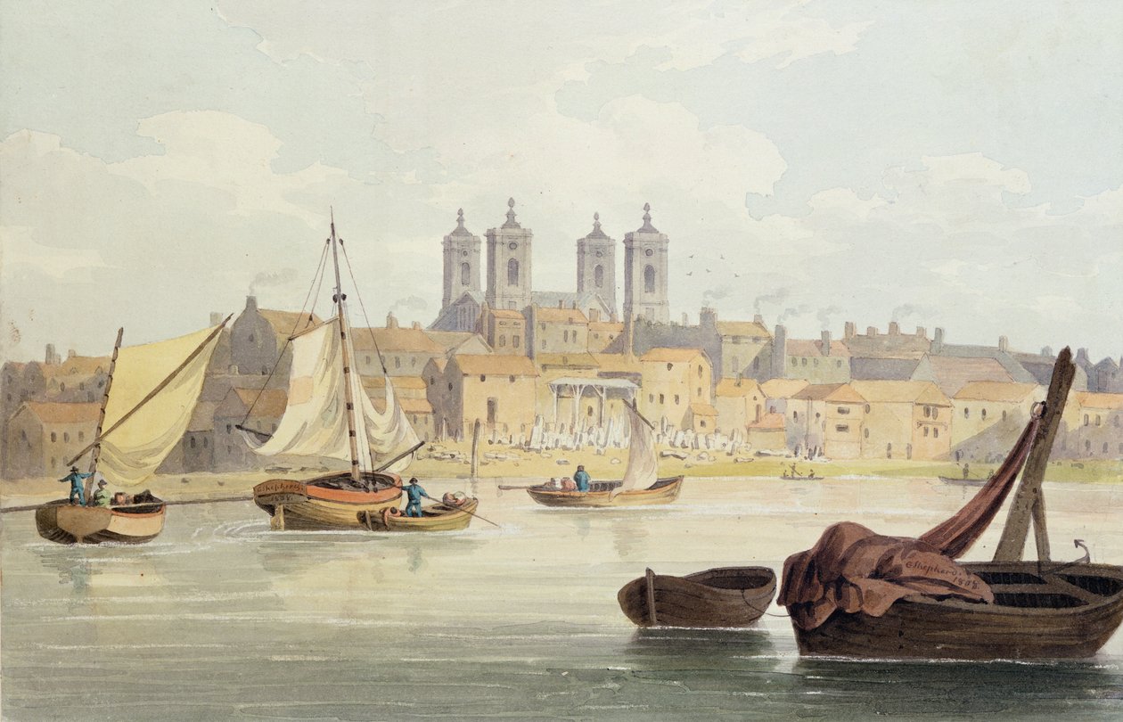 View of Millbank by English School