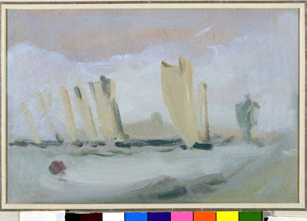 Yacht Racing on the Solent by English School