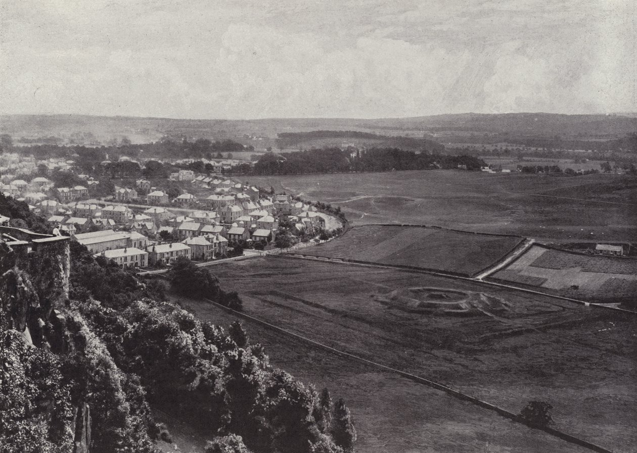 Bannockburn, from Stirling Castle by English Photographer