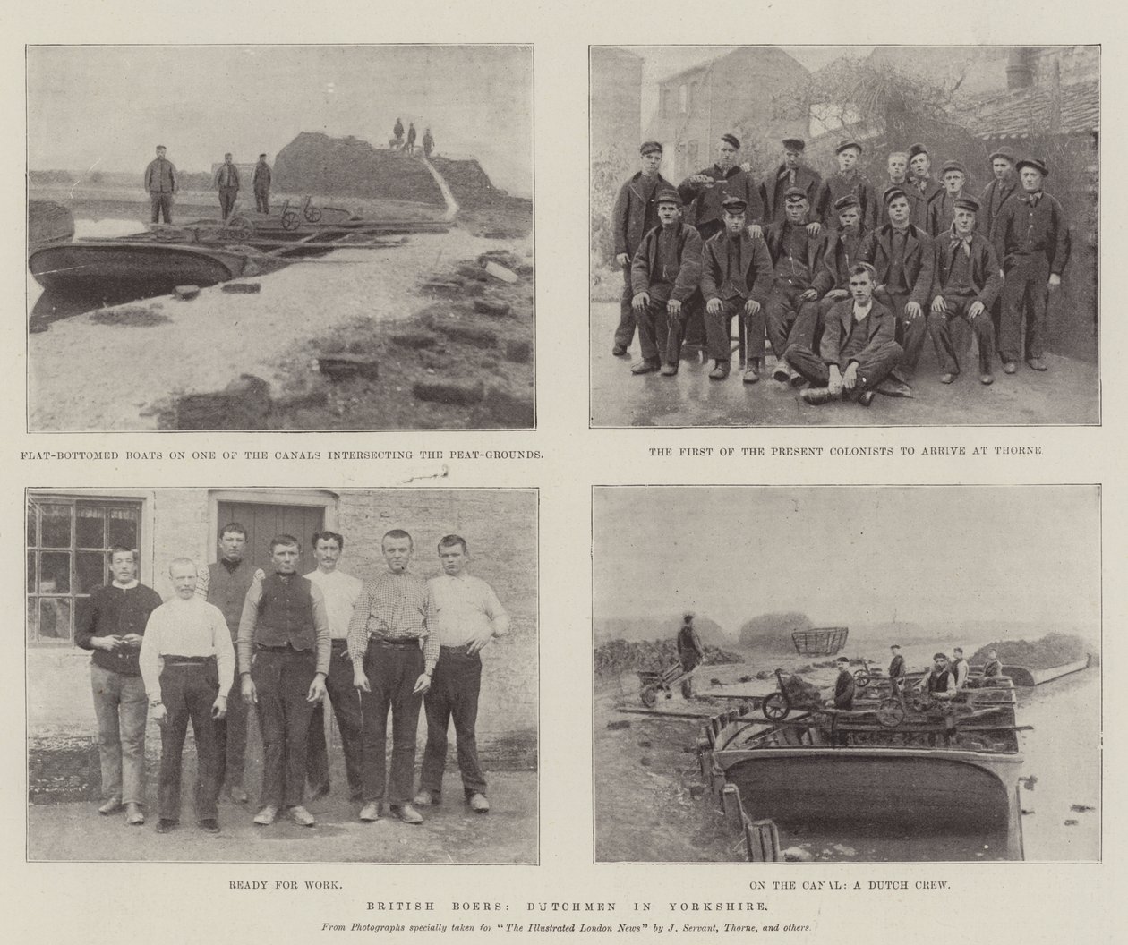 British Boers, Dutchmen in Yorkshire by English Photographer