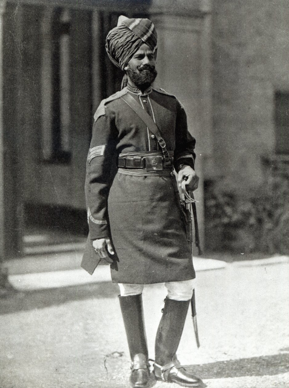 Dafadar of the 1st Bengal Cavalry by English Photographer