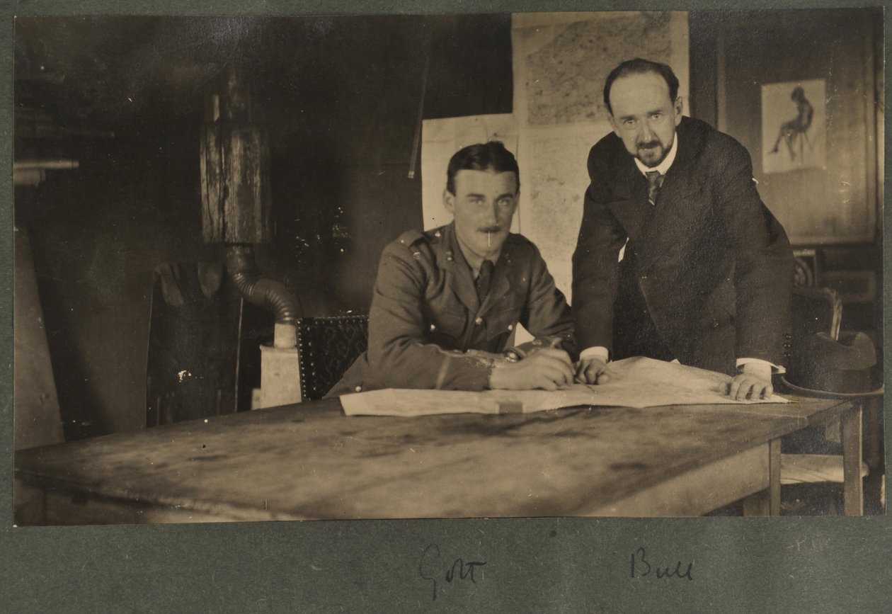 Golt and Lucien Bull, c.1916 by English Photographer