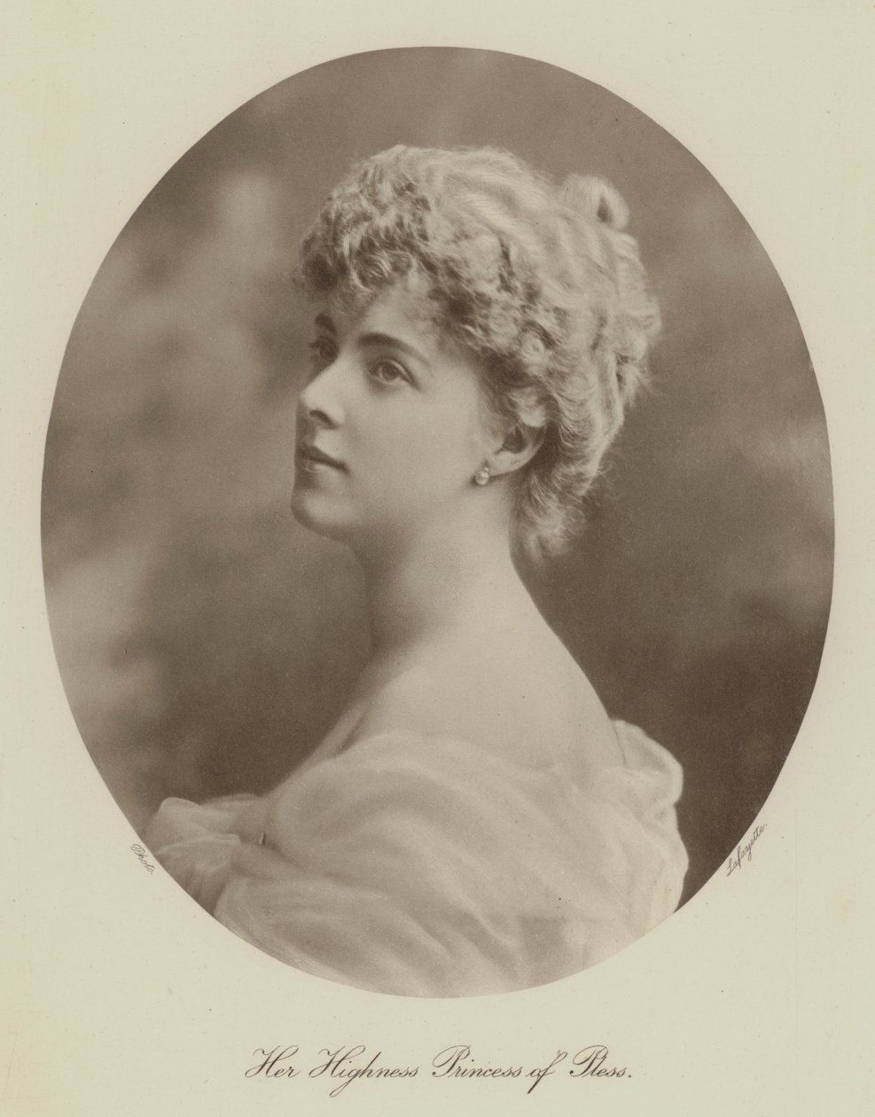 Her Highness Princess of Pless by English Photographer