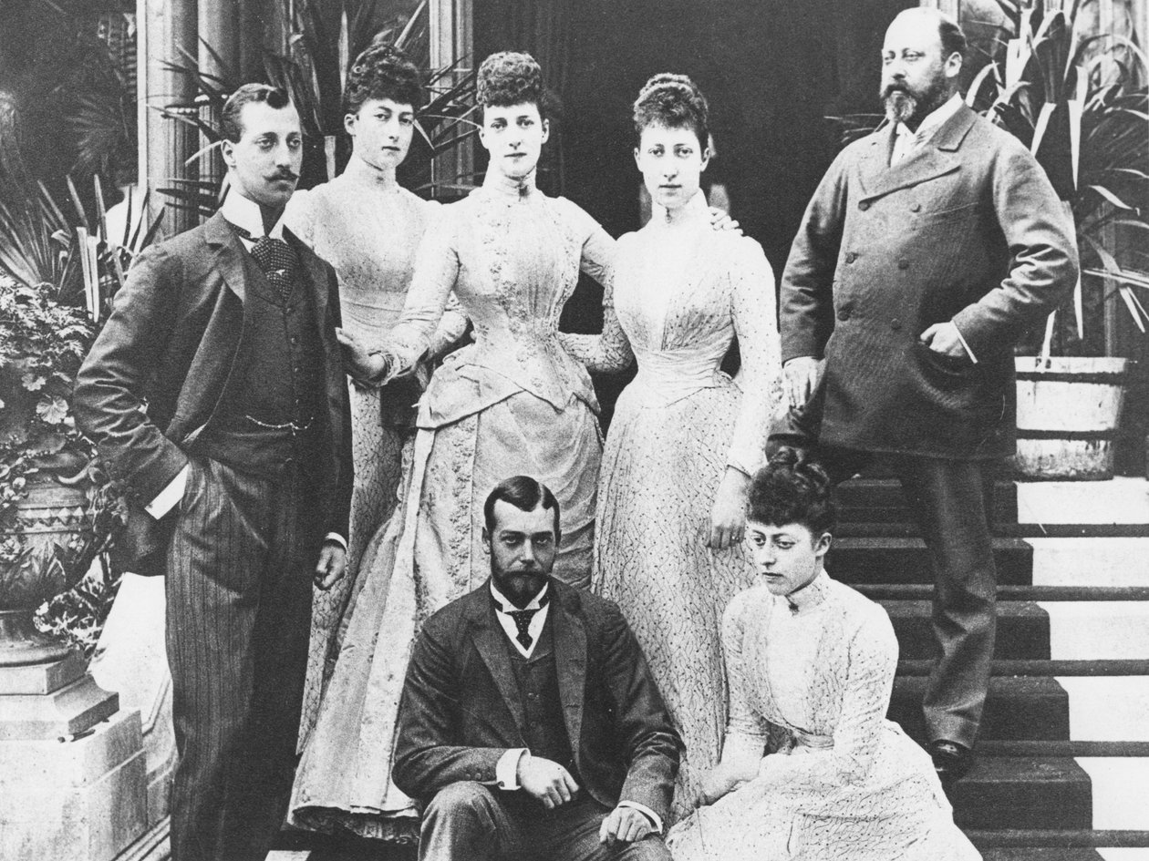 King Edward and His Family by English Photographer
