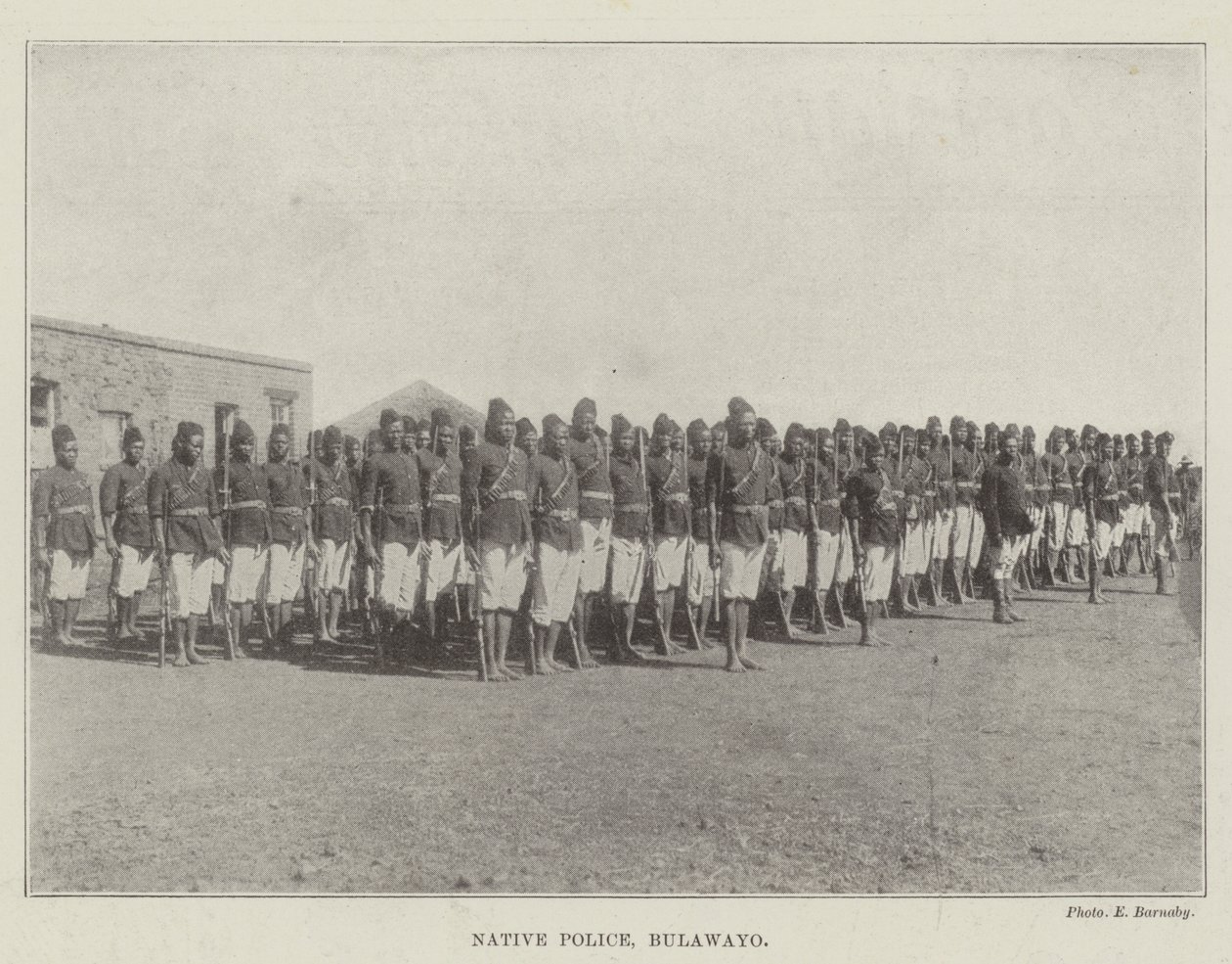 Native Police, Bulawayo by English Photographer