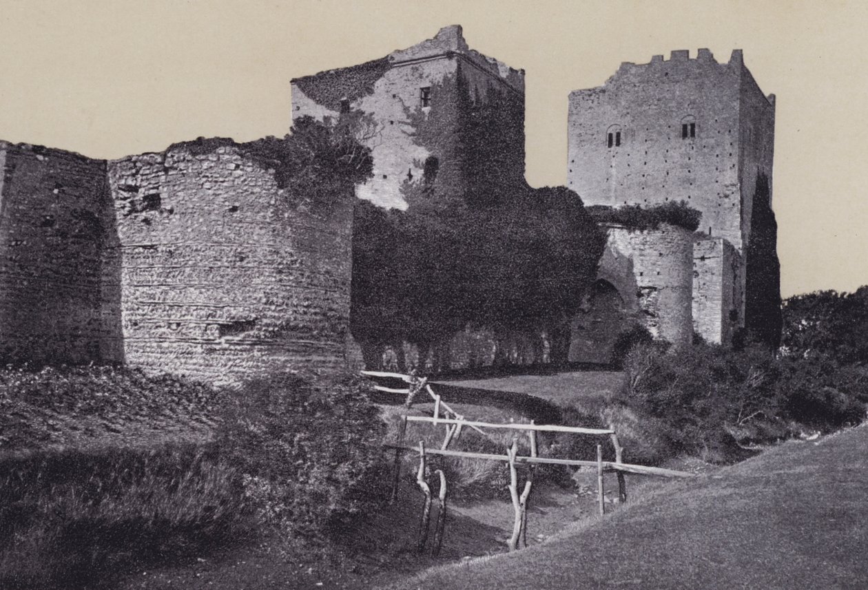 Portchester Castle by English Photographer