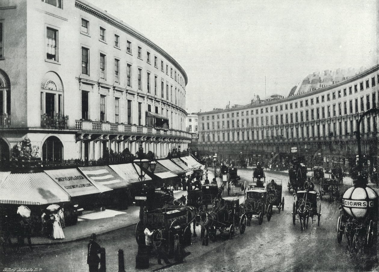 Regent Street, the Quadrant by English Photographer