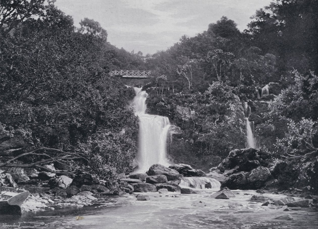 Scotland: Inversnaid Falls, Loch Lomond by English Photographer