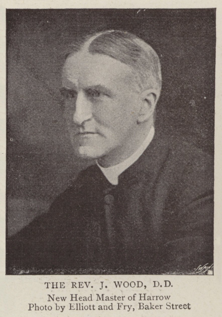 The Reverend J. Wood, DD by English Photographer