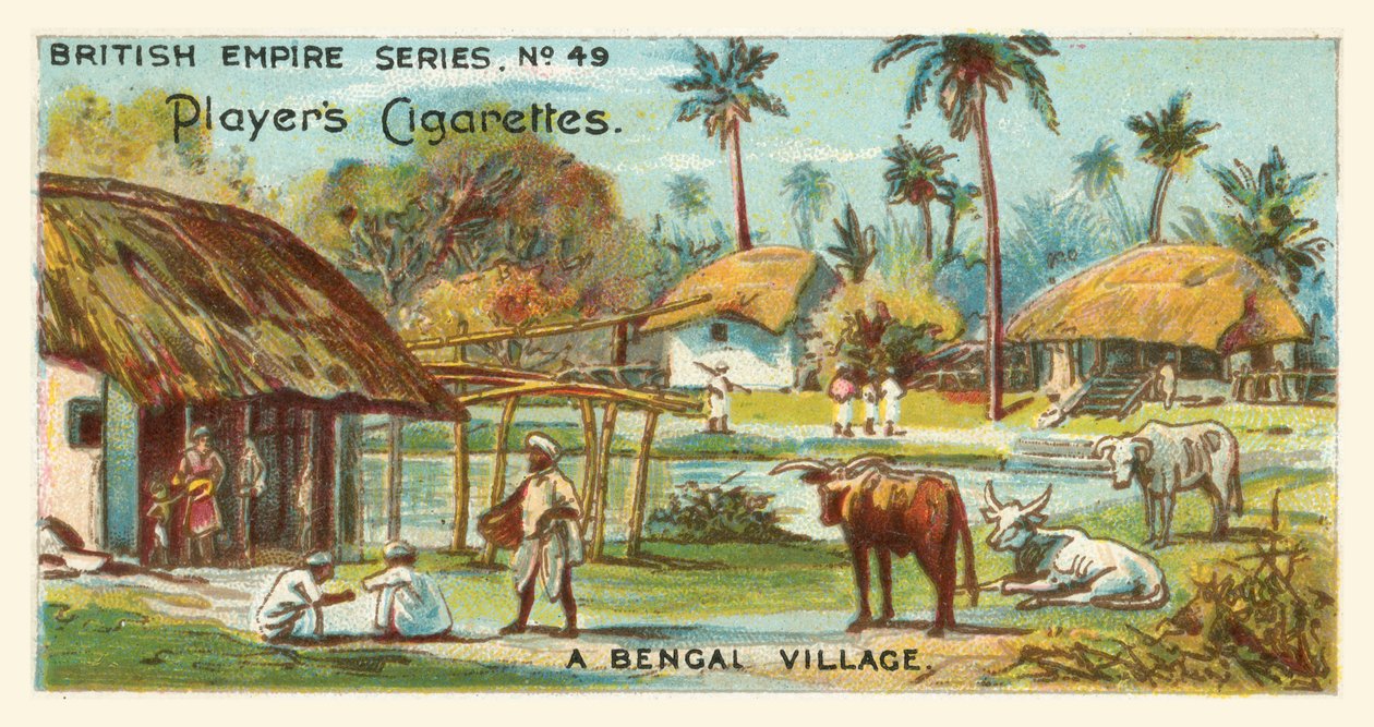 A Bengal Village by English School