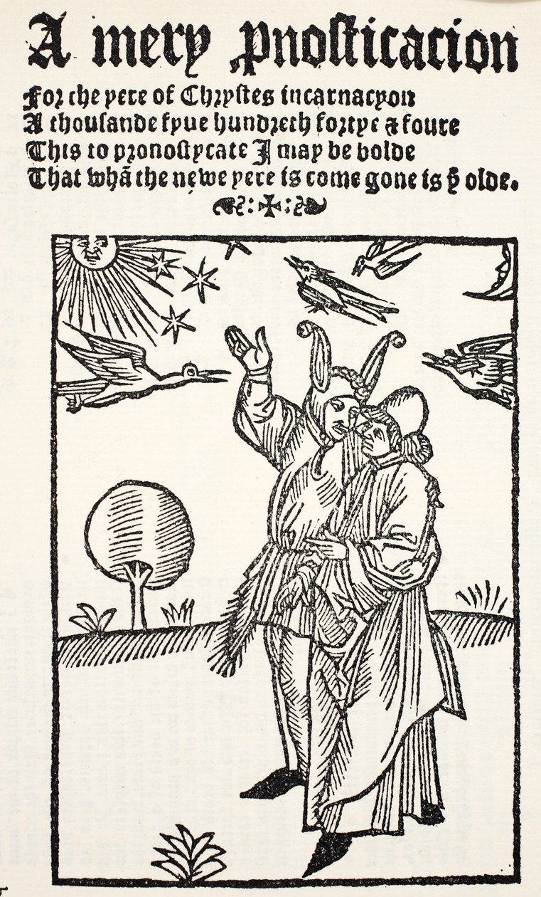 A Merry Prognostication for 1544 by English School