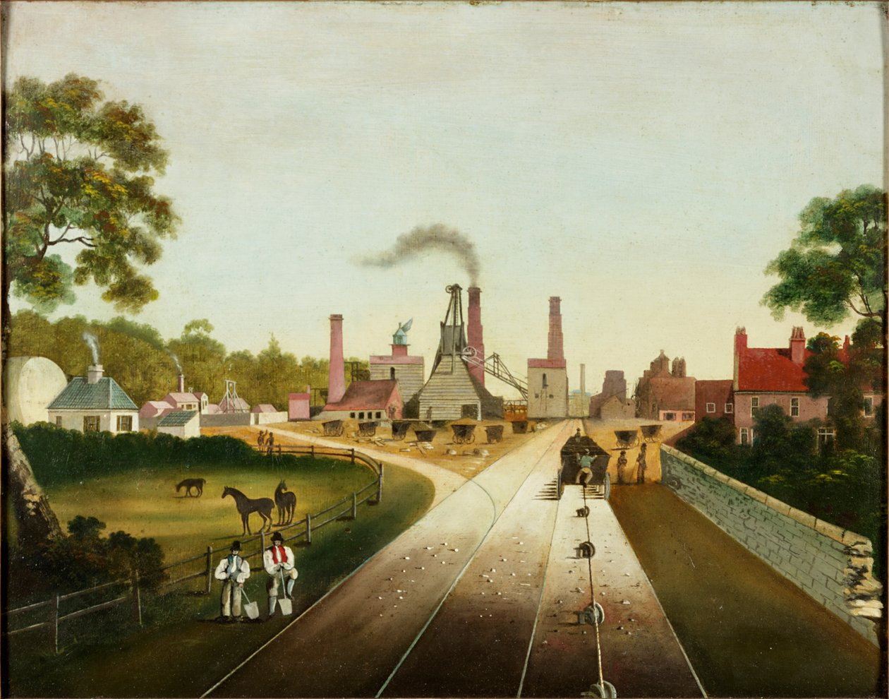 A Pit, Backworth by English School