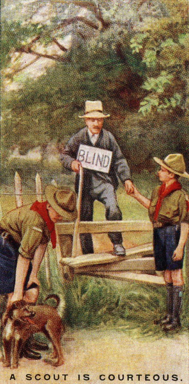 A Scout is Courteous, 1929 by English School