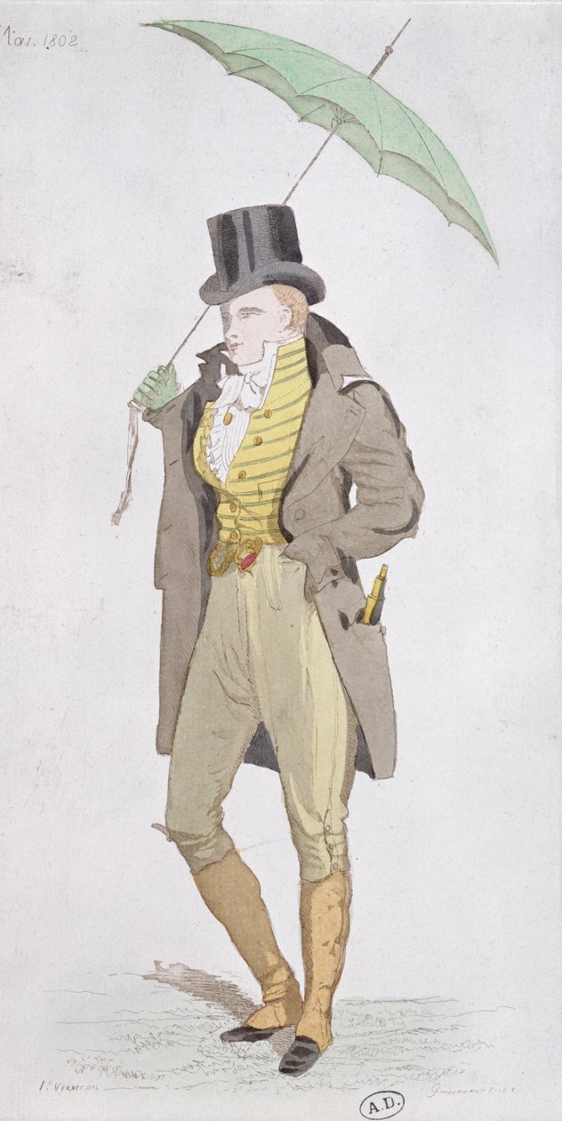 An English dandy, c.1802 by English School