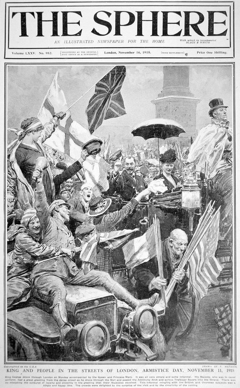 Armistice Day in London by English School