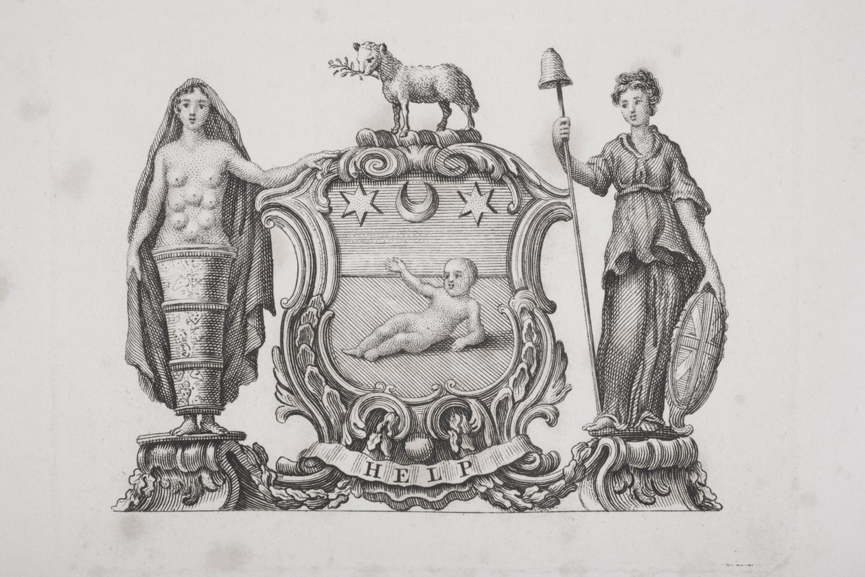 Arms of the Foundling Hospital by English School